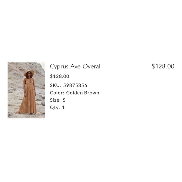 Free People Cyprus Ave Overall - Picture 3 of 3